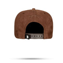 Boné Snapback Suede Basic Marrom Café