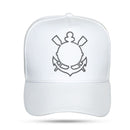 Boné Snapback Branco Logo Piano Corinthians