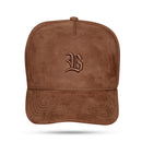 Boné Snapback Suede Basic Marrom Café