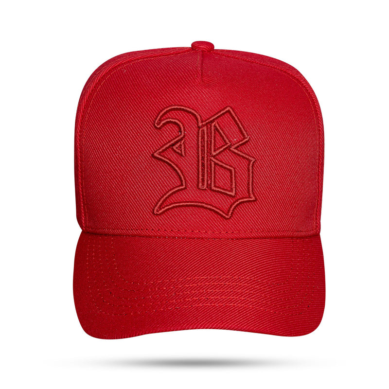 Boné Snapback Basic Logo Contour Vermelho