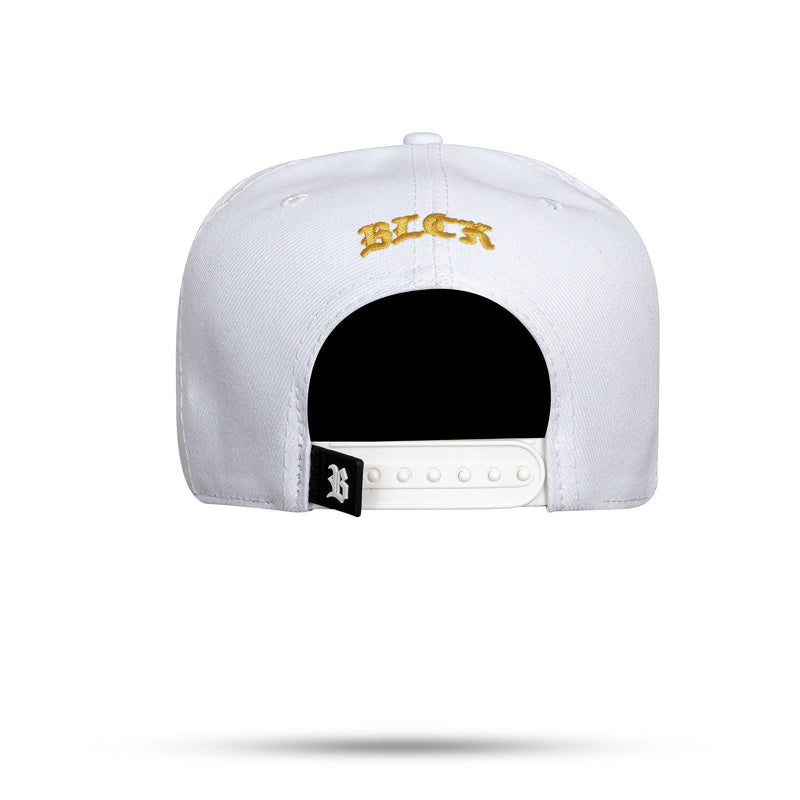 Boné Snapback Brasão Blck Branco