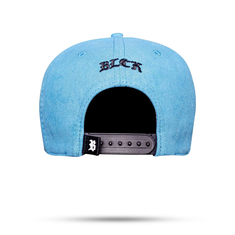 Boné Snapback Azul Celeste Follow Suede