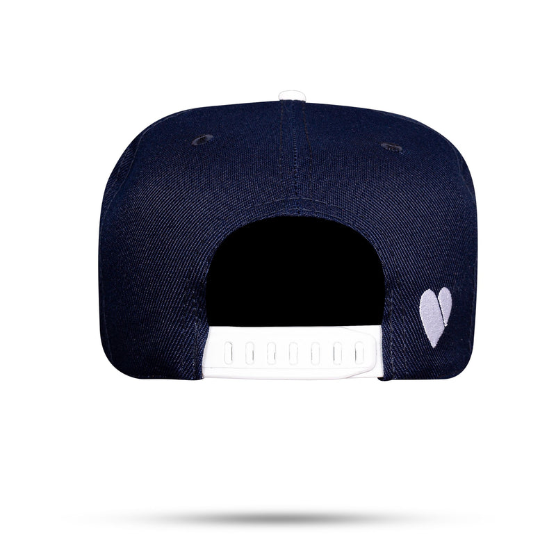 Boné Snapback N25 Aba Reta Azul Marinho Kanji Força - I Love My Caps