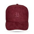 Boné Snapback Suede Basic Vinho