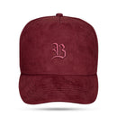 Boné Snapback Suede Basic Vinho