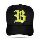 Boné Snpaback Preto Logo Screw Green