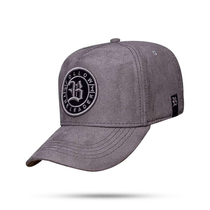 Boné Snapback Follow Suede Grey Graffiti