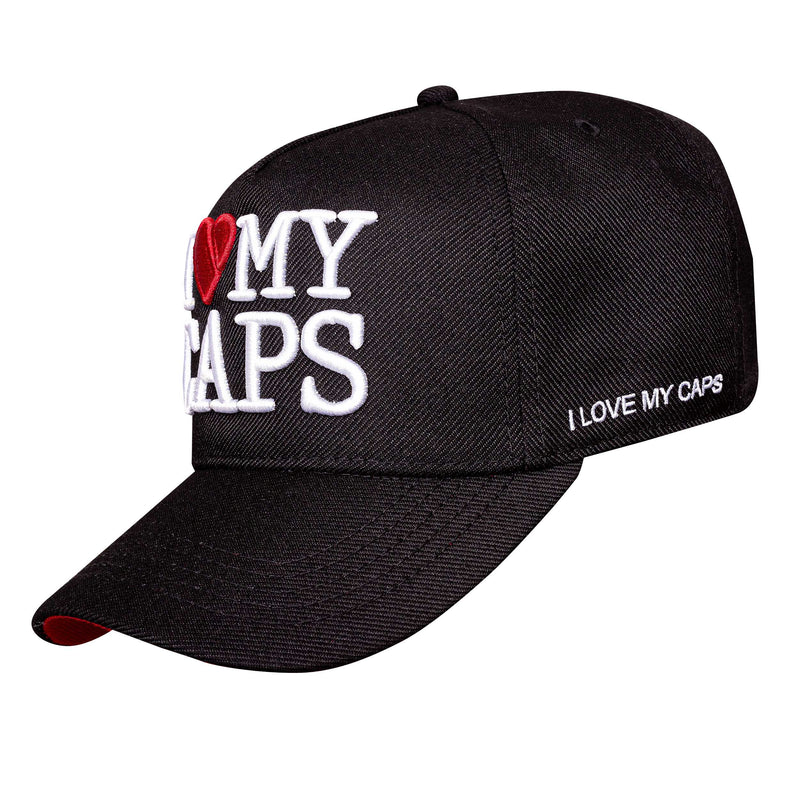 Boné Snapback Preto I Love My Caps