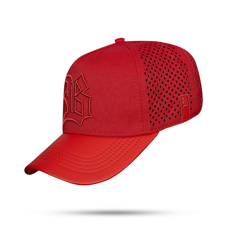 Boné Snapback New Trucker Laser Red Aba Couro