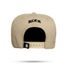 Boné Snapback Bege BLCK Aba Couro