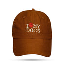 Boné Dad Hat Caramelo I Love My Dogs