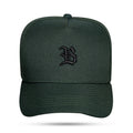 Boné Snapback Basic Verde Musgo Logo Preto