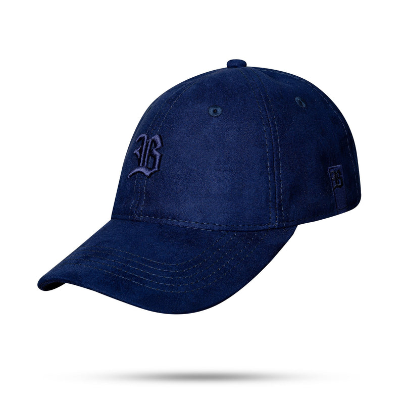 Boné Dad Hat Suede Azul Marinho