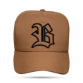 Boné Snapback Caramelo Contorno Preto
