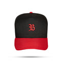 Boné Kids Snapback Preto Basic Vermelho