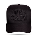 Boné Snapback All Black I Love My Caps