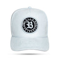 Boné Snapback Follow Suede Azul Claro
