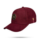 Boné Snapback Suede Vinho All In Gold Edition