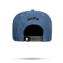 Boné Snapback Follow Suede Azul Denim