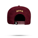 Boné Snapback Suede Vinho All In Gold Edition
