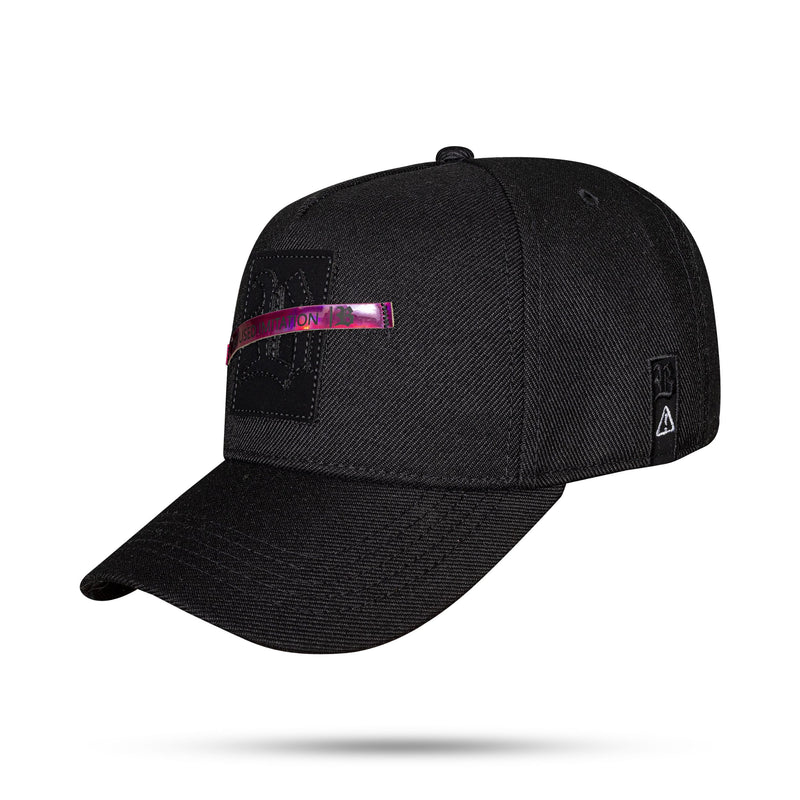 Boné Snapback Preto Recused Imitation Pink