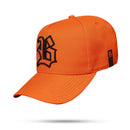 Boné Snapback Laranja Contorno Preto