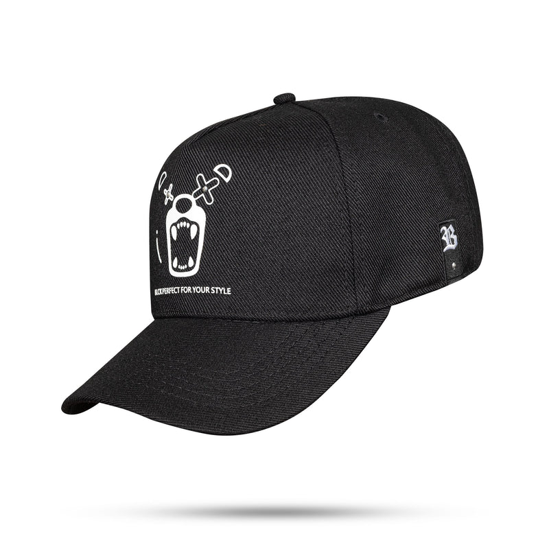Boné Snapback Preto Bear Diamond