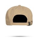 Boné Dad Hat Bege Basic Metal Prata