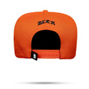 Boné Snapback Laranja Contorno Preto