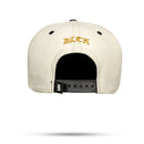 Boné Snapback Off White Suede Aba Piano Logo CP Corinthians