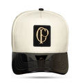 Boné Snapback Off White Suede Aba Piano Logo CP Corinthians