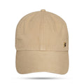 Boné Dad Hat Bege Basic Metal Dourado
