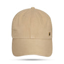 Boné Dad Hat Bege Basic Metal Dourado