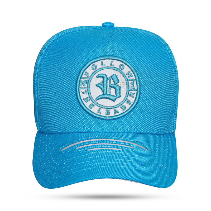 Boné Snapback Laser Cut Follow Azul Claro
