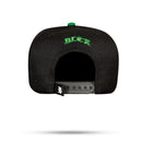 Boné Snapback Preto Basic Verde Bandeira