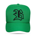 Boné Snapback Verde Bandeira Contorno Preto
