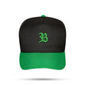 Boné Kids Snapback Preto Basic Verde Bandeira