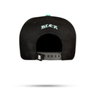 Boné Snapback Preto Basic Verde Água