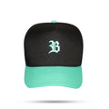 Boné Kids Snapback Preto Basic Verde Água
