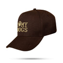 Boné Snapback Marrom Café I Love My Dogs