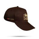 Boné Snapback Marrom Café I Love My Dogs