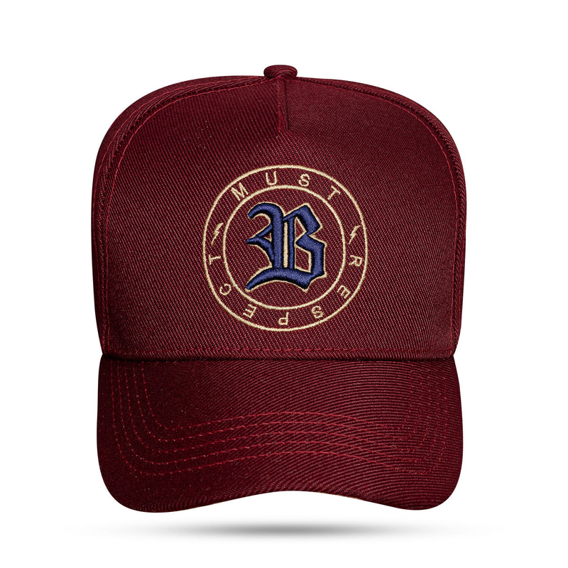 Boné Snapback Must Respect Vinho