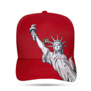 Boné Snapback Vermelho Liberty