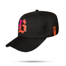 Boné Snapback Preto Speed Rosa