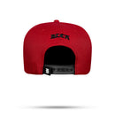 Boné Snapback Vermelho Splash