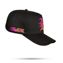 Boné Snapback Preto Speed Rosa