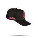 Boné Kids Snapback Preto Speed Rosa