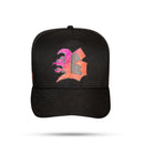 Boné Kids Snapback Preto Speed Rosa