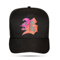Boné Snapback Preto Speed Rosa