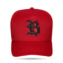 Boné Snapback Vermelho Splash